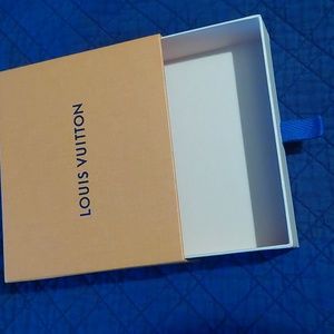 Louis Vuitton Wallet Card Holder Empty Box with Dust